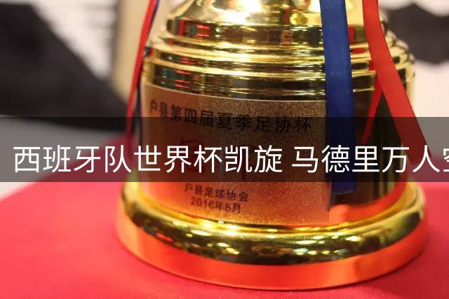 西班牙队世界杯凯旋 马德里万人空巷迎英雄